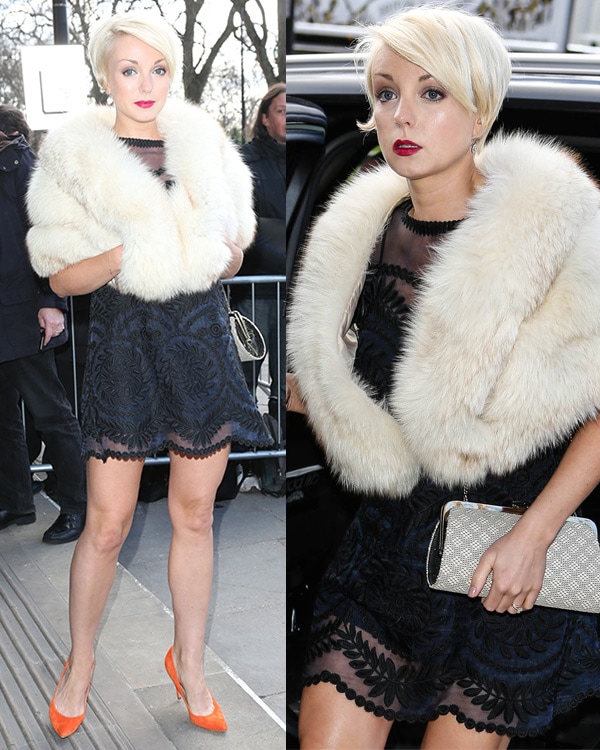 Trixie Franklin at the TRIC Awards 2013 held at the Grosvenor House Hotel in London, England, on March 12, 2013