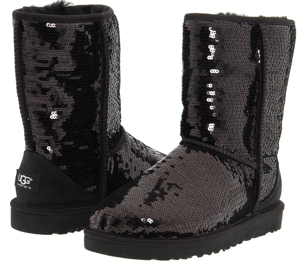 UGG Classic Sparkles Black