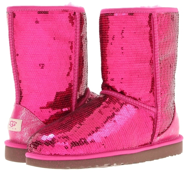 UGG Classic Sparkles Raspberry