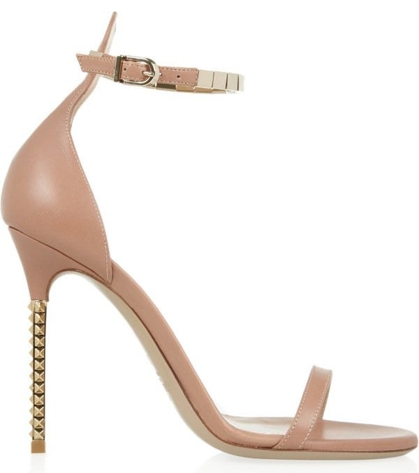 Valentino Embellished Leather Sandals