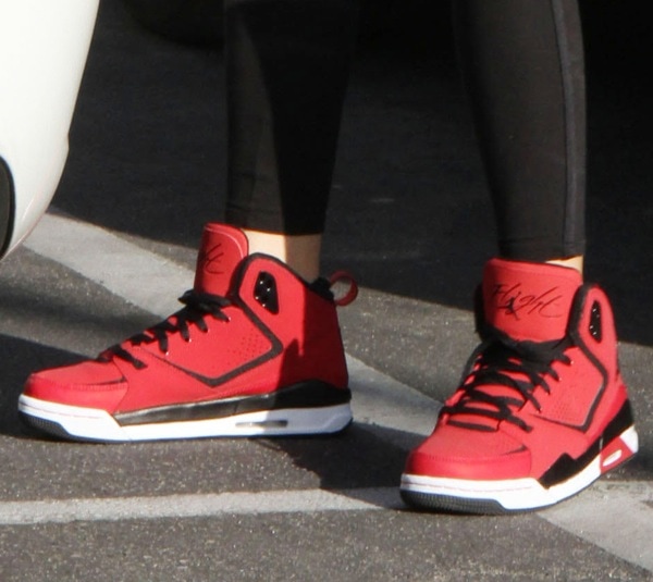 Zendaya rocks red Nike Air Jordan sneakers
