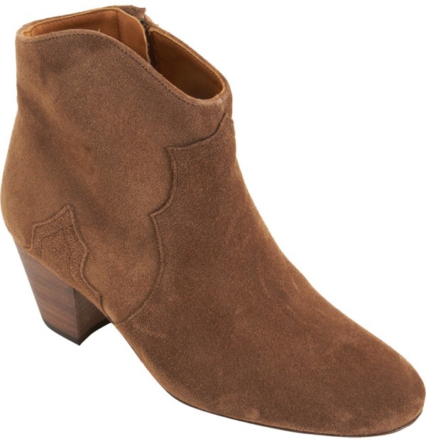 ÉTOILE ISABEL MARANT Dicker in Tan Suede