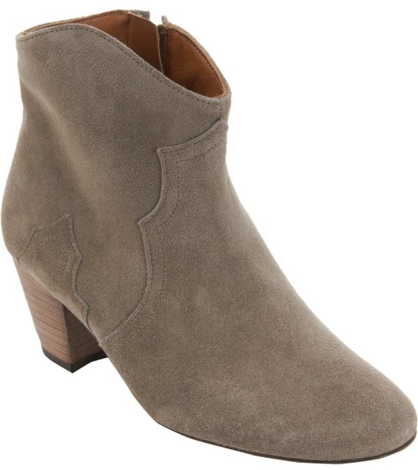ÉTOILE ISABEL MARANT Dicker in Taupe Suede
