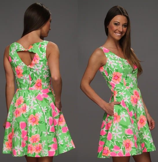 The Lilly Pulitzer Freja Dress embodies the brand's flair for combining effervescent prints with timeless fashion