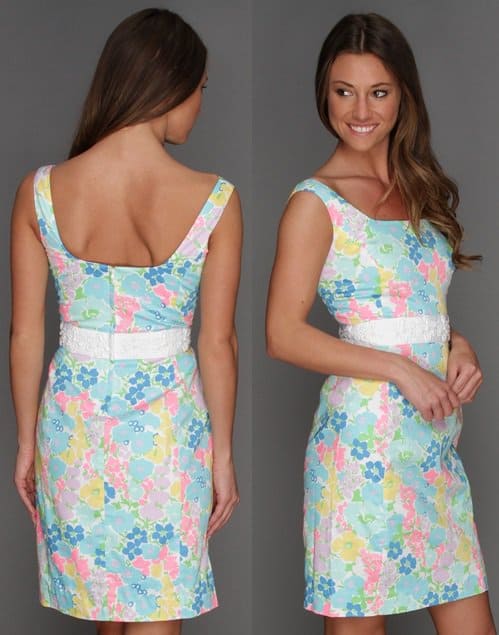 The Lilly Pulitzer Serena Dress captures the joyful essence of Pulitzer's design philosophy, marrying bright hues with playful sophistication