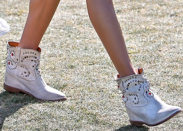 Alessandra Ambrosio at the 2013 Coachella Valley Music and Arts Festival, Week 2, Day 3 in Indio on April 21, 2013