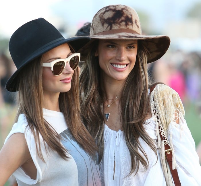 Alessandra Ambrosio at the 2013 Coachella Valley Music and Arts Festival in Indio on April 12, 2013