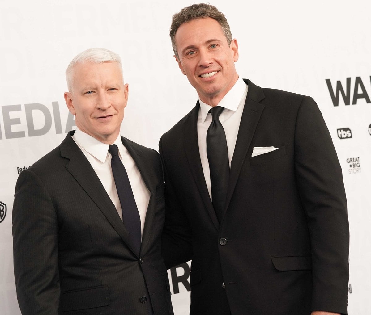 Anderson Cooper of CNN’s Anderson Cooper 360° and Chris Cuomo of CNN’s Cuomo Prime Time attend the WarnerMedia Upfront 2019