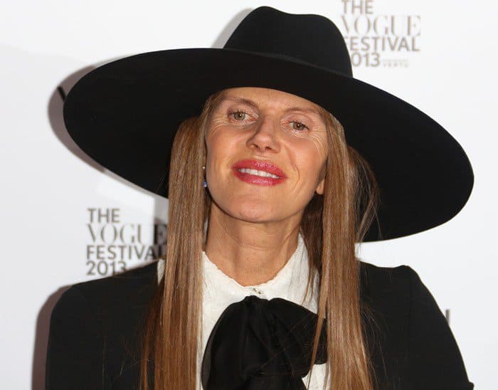 Anna Dello Russo attends the opening party for The Vogue Festival in association with Vertu at Southbank Centre on April 27, 2013 in London, England