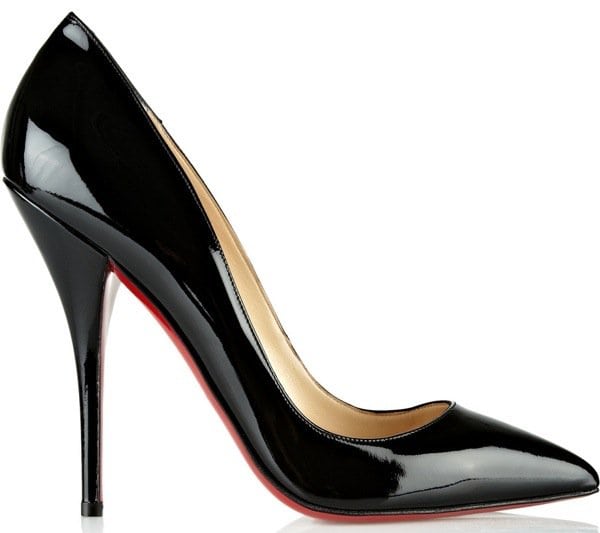 Christian Louboutin Batignolles 120 Patent-Leather Pumps