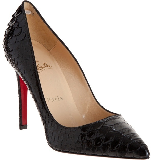 CHRISTIAN LOUBOUTIN Python Pigalle $1,195