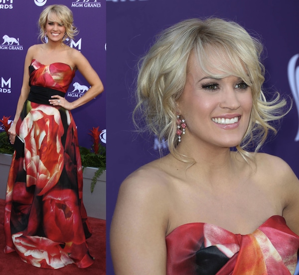 Carrie Underwood was gorgeous in her Naeem Khan long gown at the 2013 Academy of Country Music Awards