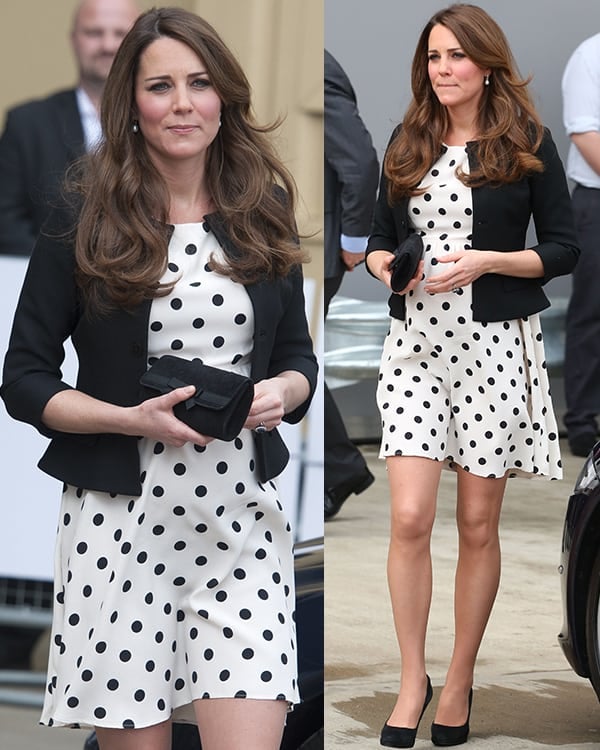 Catherine, Duchess of Cambridge at the Inauguration of Warner Bros Studios on April 26, 2013