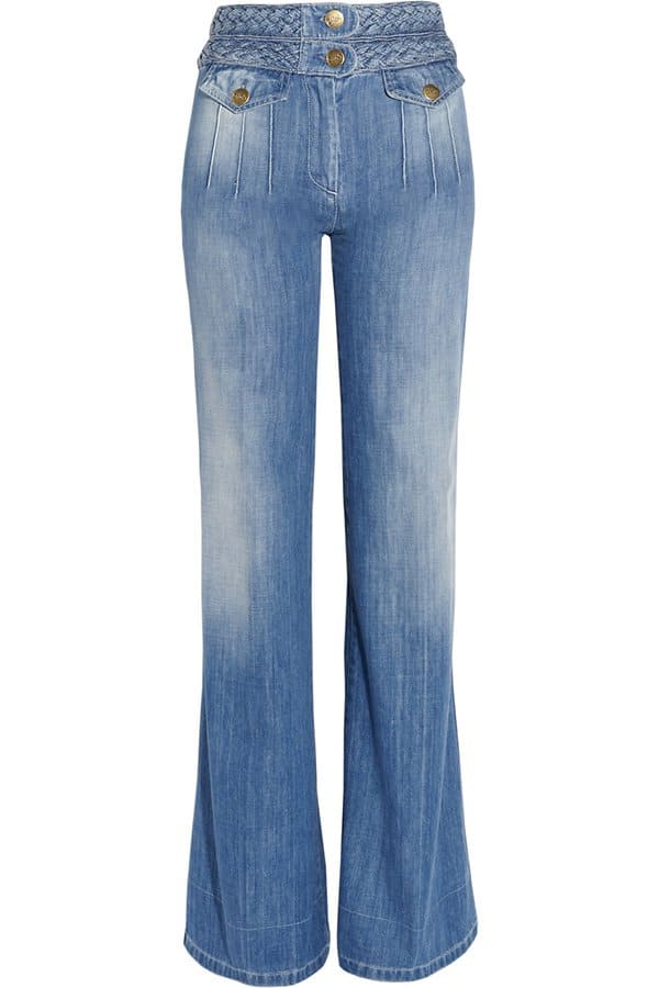 Chloe High-rise wide-leg jeans