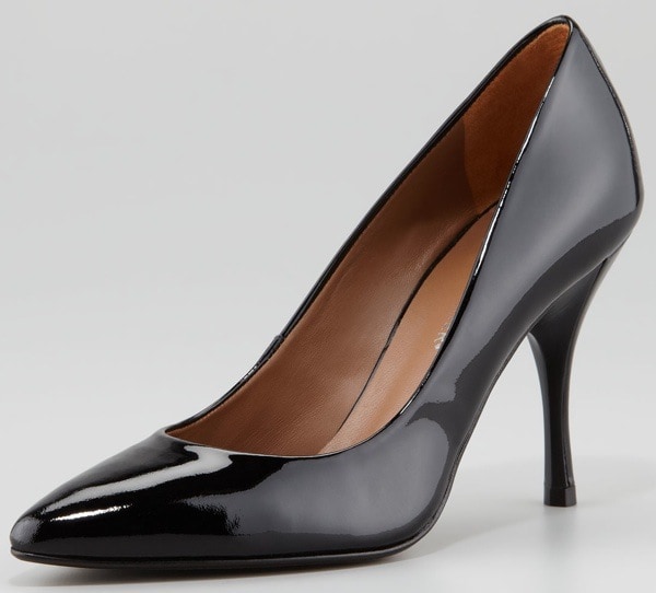 Donald J. Pliner Brave Patent Leather Pointed-Toe Pump