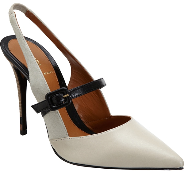 Fendi Slingback Mary Jane Pumps