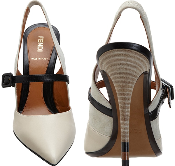 Fendi Slingback Mary Jane Pumps