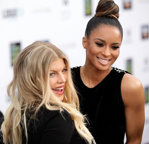 Fergie aka Stacy Ferguson and Ciara at the 6th Annual Logo NewNowNext Awards