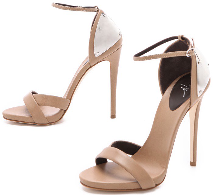 Giuseppe Zanotti Ankle-Strap Sandals with Metal Detail