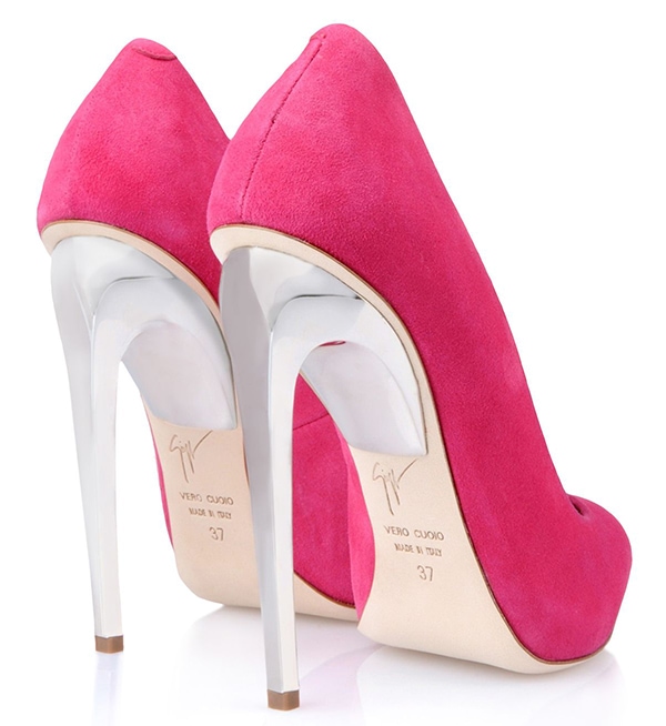 Giuseppe Zanotti Spring 2013 Suede Pumps