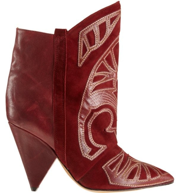 Isabel Marant Embroidered Ankle Boots