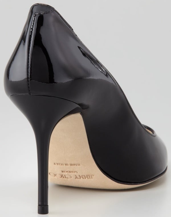 Jimmy Choo Agnes Pointed-Toe Patent Pump