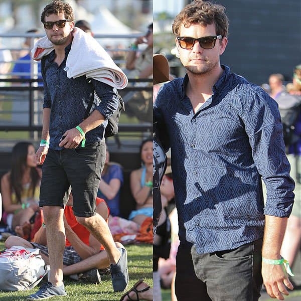 Joshua Jackson impresses with casual denim elegance, proving simplicity wins at Coachella