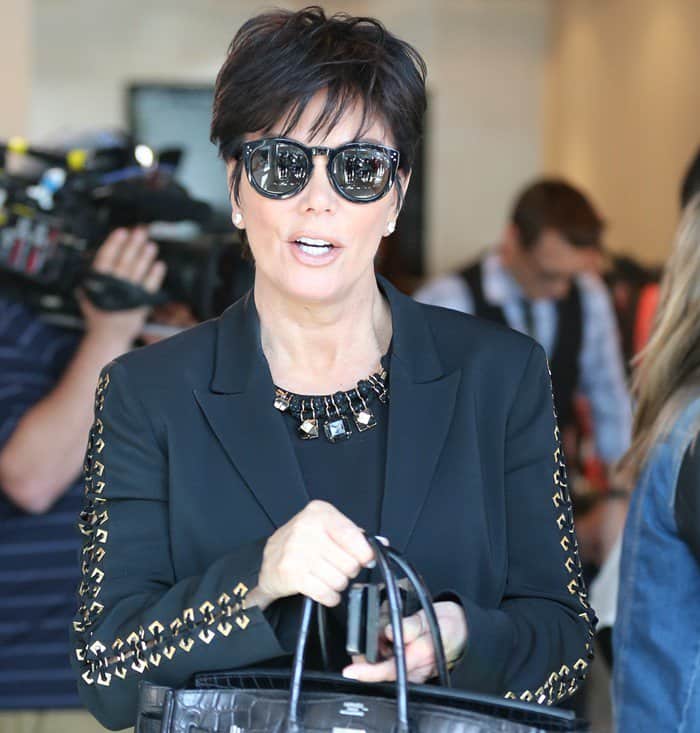 Kris Jenner paid a visit to the Guy Hepner Gallery in West Hollywood