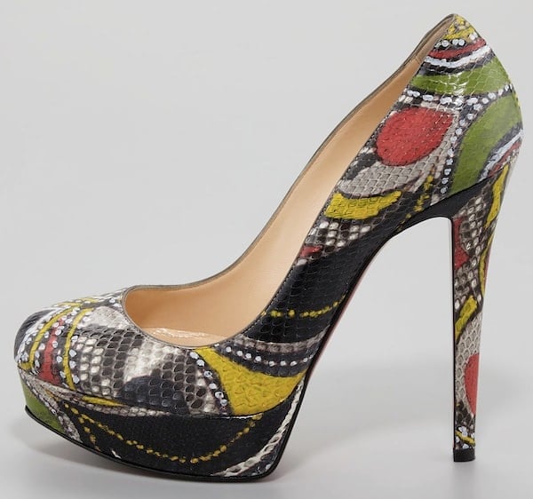 Carissa Rosario Plays with Colors in Christian Louboutin's Graffiti Pumps