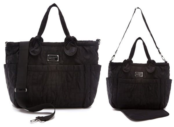 Marc by Marc Jacobs Pretty Nylon Eliz-a-Baby Bag in Black