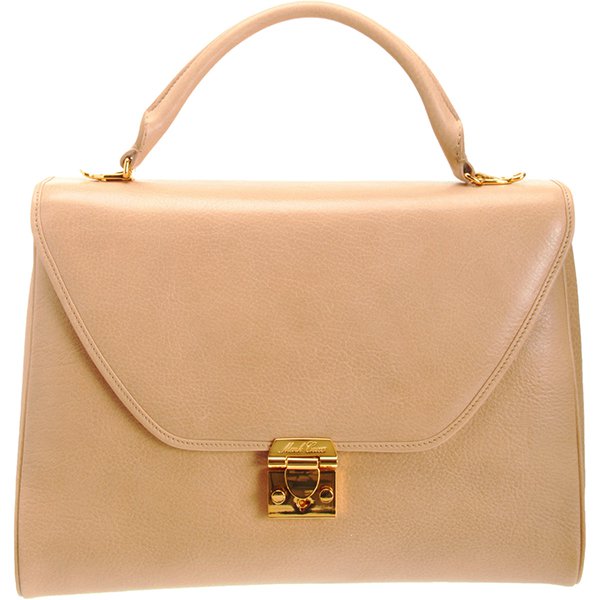 Mark Cross Scottie Large Satchel in Nude