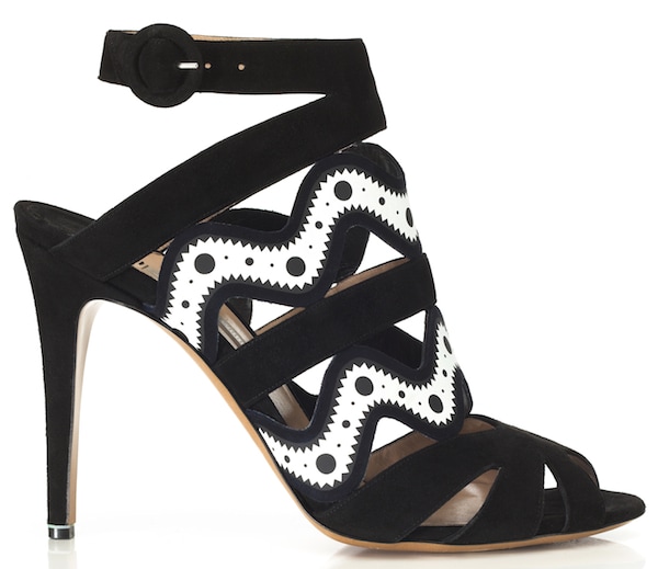 Nicholas Kirkwood Black and White Sandal Bootie