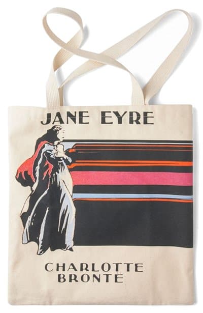 Out of Print Bookshelf Bandit Tote in Jane
