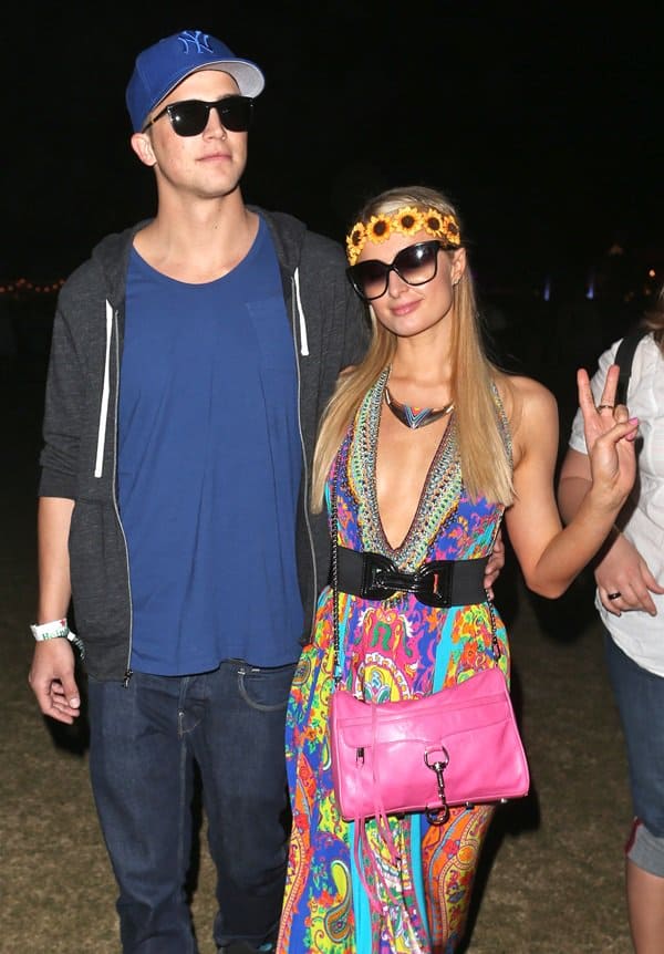 Paris Hilton began dating Spanish model River Viiperi after meeting him during New York Fashion Week