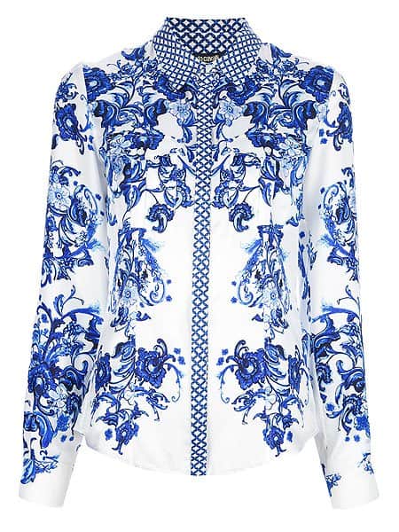 Roberto Cavalli Floral Silk Shirt