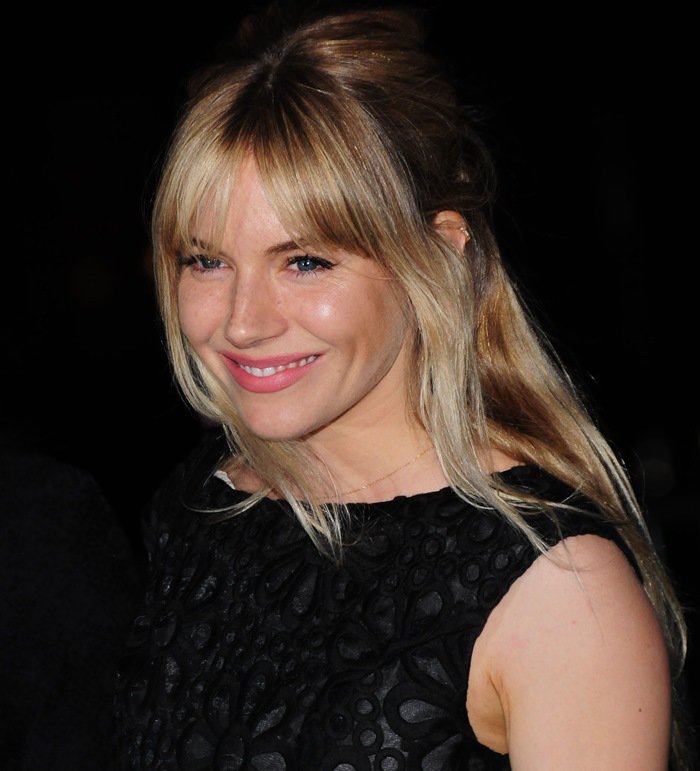 Sienna Miller at the Vanity Fair Party held during the 2013 Tribeca Film Festival in New York City on April 16, 2013