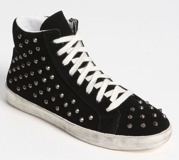 Steve Madden 'Twynkle' Studded Sneaker in Black