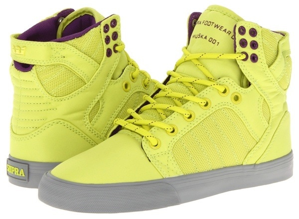 Supra Skytop Acid Yellow