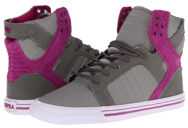 Supra Skytop Charcoal Purple