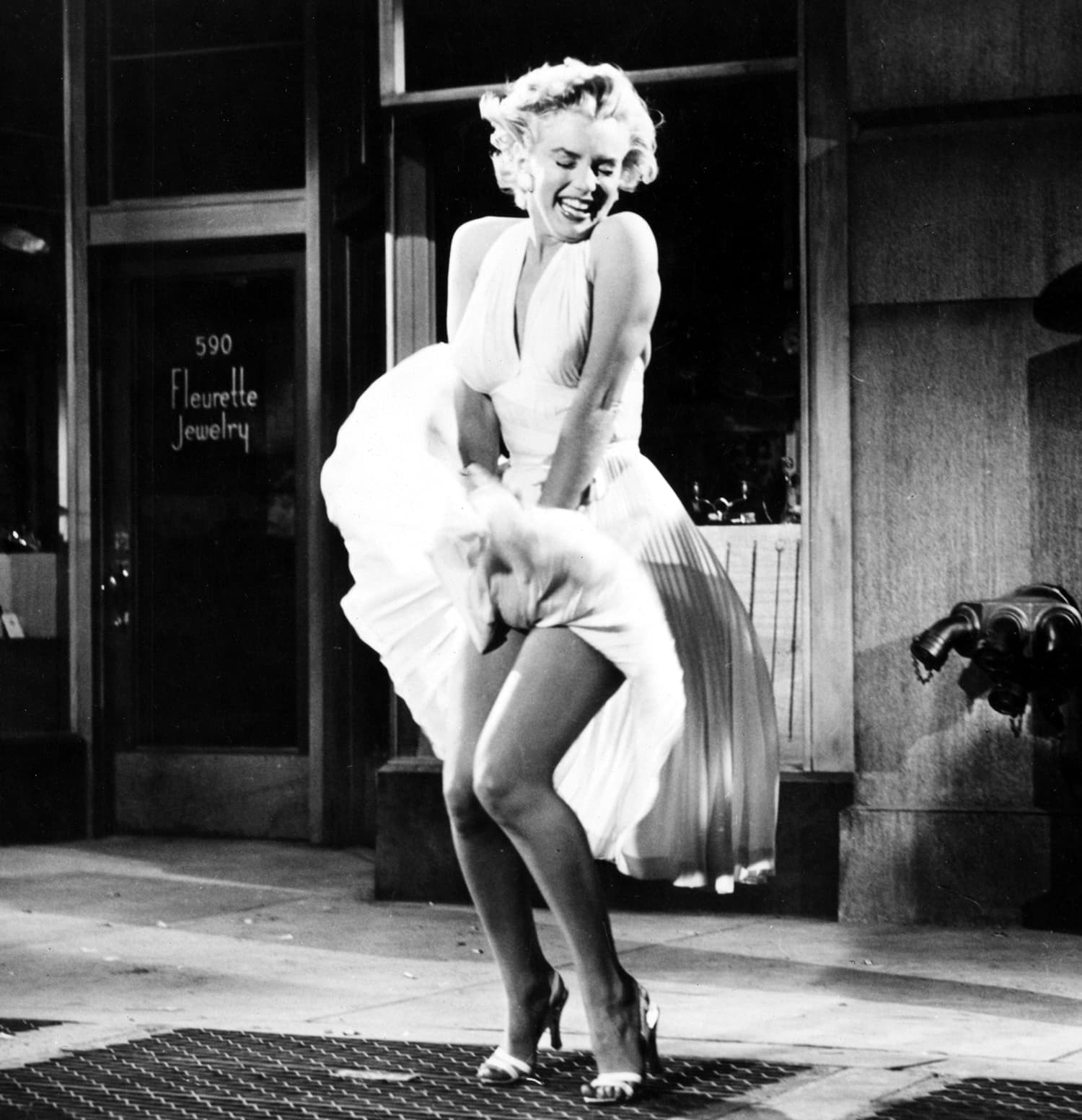 Marilyn Monroe as The Girl in the 1955 American romantic comedy film The Seven Year Itch