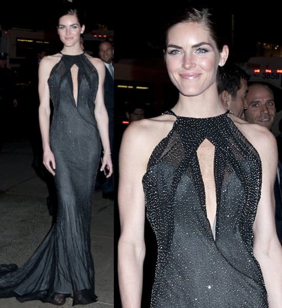 Hilary Rhoda wearing Diamonds from the Tiffany & Co. 2013 Blue Book Collection as she attends the Tiffany & Co. Blue Book Ball