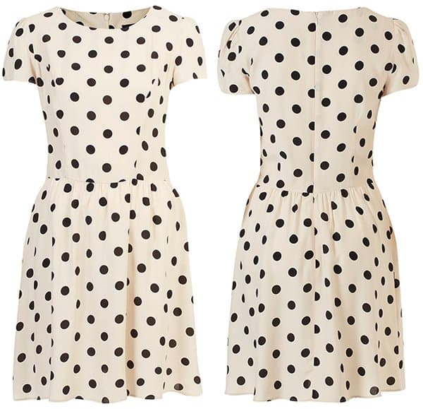 Topshop Polka Dot Dress