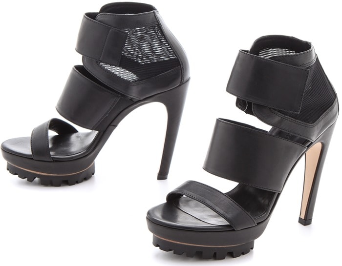 Vic Matie Lug Sole Velcro Sandals