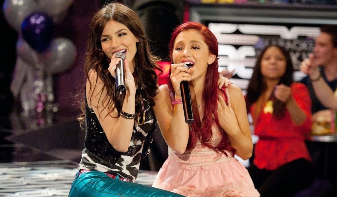 Ariana Grande and Victoria Justice starred on the Nickelodeon hit Victorious as Cat Valentine and Tori Vega