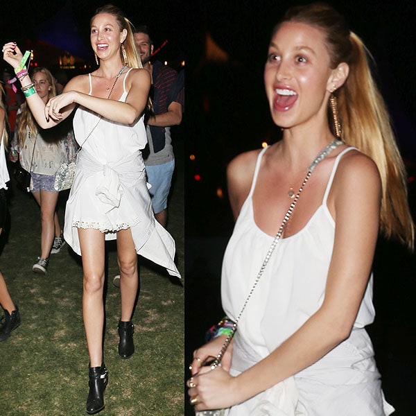 In April 2013 at Coachella, Whitney Port kept it breezy and chic in a Lovers + Friends Sunshine dress, embodying effortless festival style
