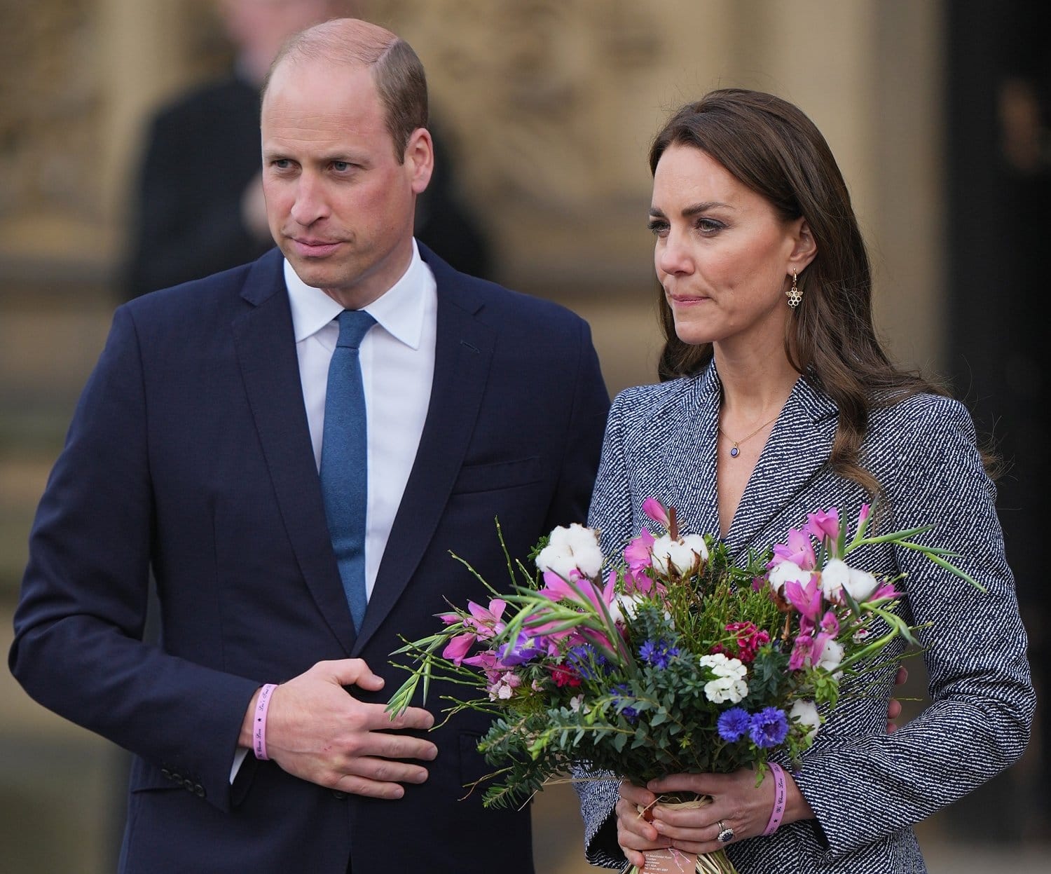 Prince William, Duke of Cambridge, and Catherine, Duchess Of Cambridge (aka Kate Middleton) honored the 22 people whose lives were taken and the victims who were left injured or affected by the Islamist terrorist attack at Manchester Arena