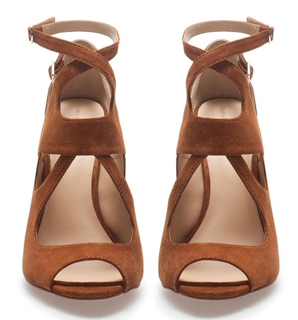 Zara Multi-Strap High-Heel Sandals