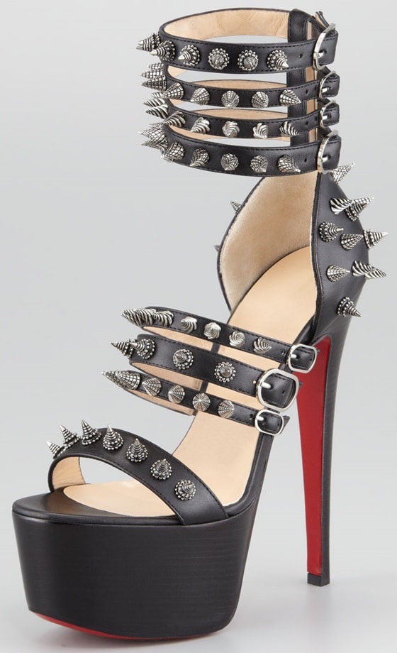 Christian Louboutin Botticellita Spiked Platform Sandals