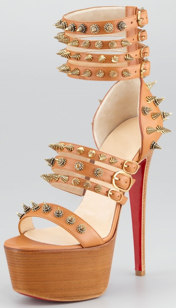 Christian Louboutin Botticellita Spiked Platform Sandals