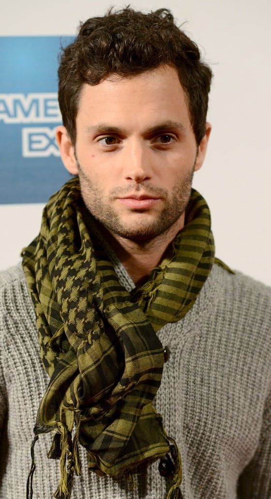 Penn Badgley at the 2013 Tribeca Film Festival screening of 'Greetings from Tim Buckley' on April 23, New York City, exuding a relaxed yet confident demeanor